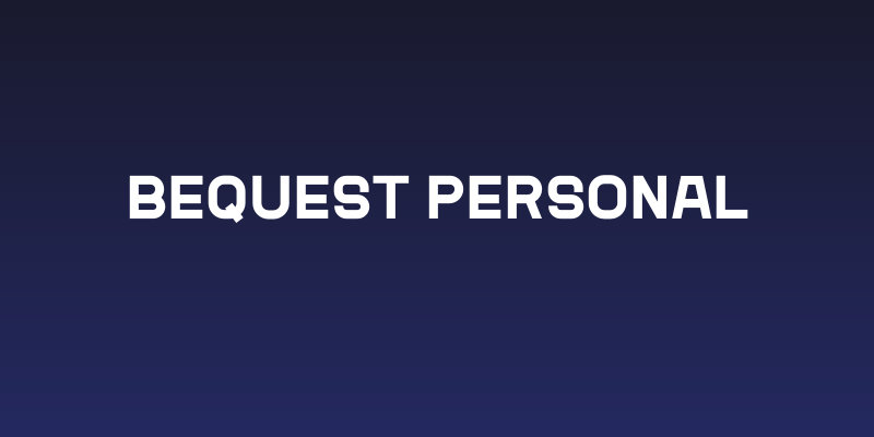 Bequest Personal Social Header