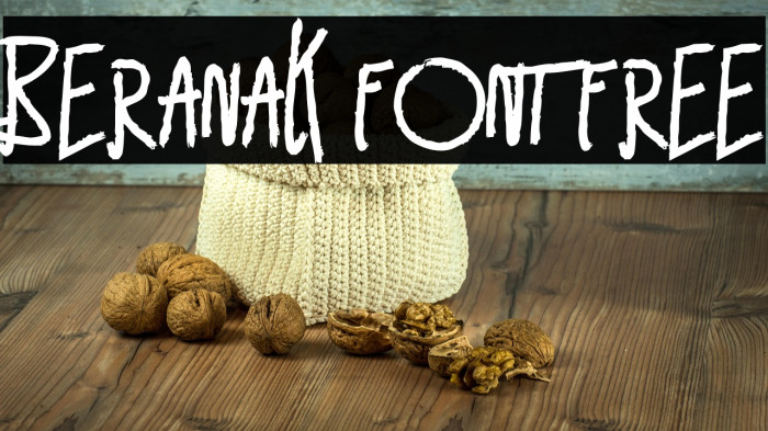 Beranak Font FREE Example 1