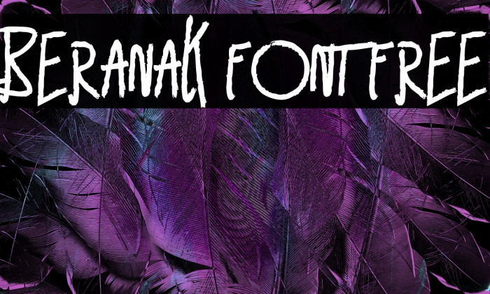Beranak Font FREE Example 3