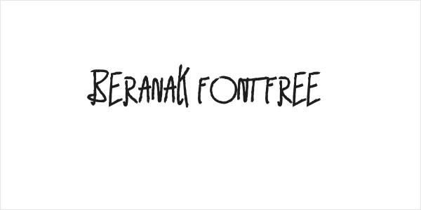 Beranak Font FREE Logo