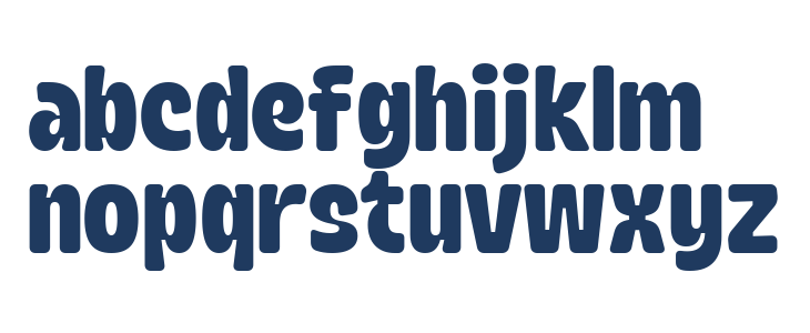 Beranda Round Regular Lowercase