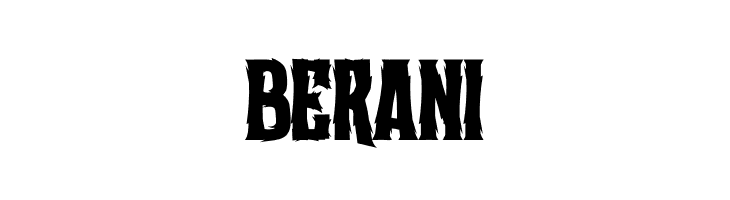 Berani  Frei Schriftart Herunterladen
