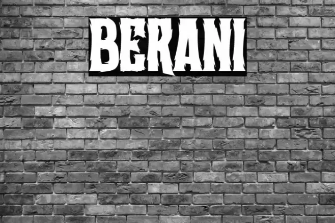 Berani Font examples