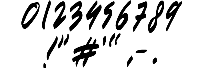 Berantas Korupsi Font OTHER CHARS
