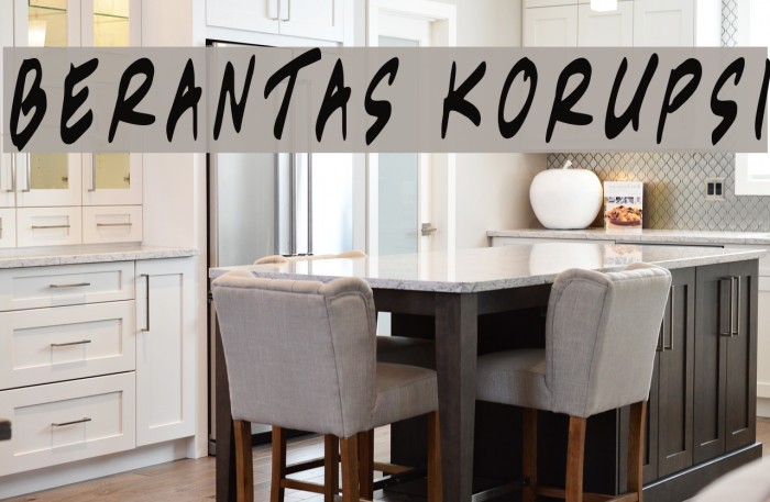 Berantas Korupsi Font examples
