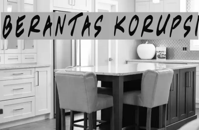 Berantas Korupsi Font examples