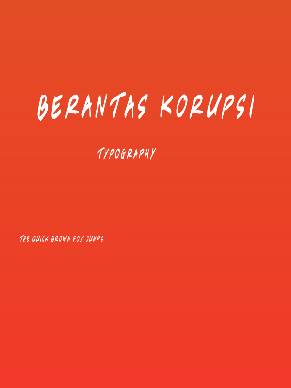 Berantas Korupsi Poster