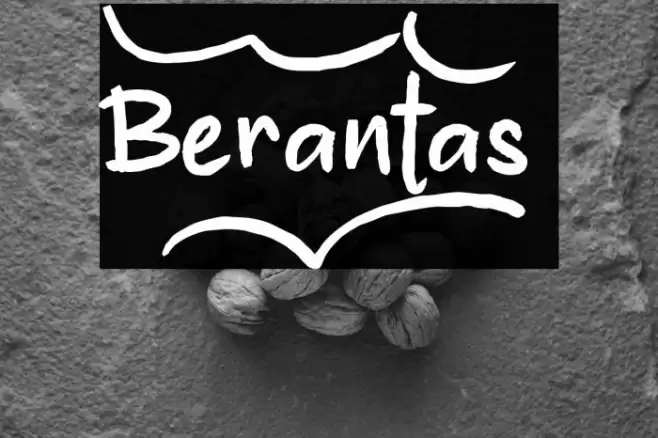 Berantas_ Caratteri examples
