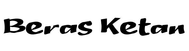 Beras Ketan  フリーフォントのダウンロード