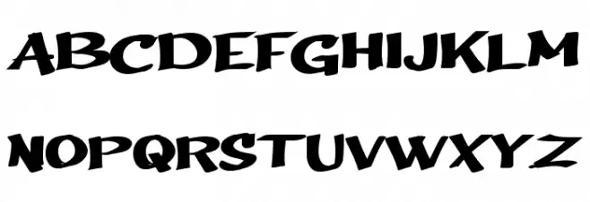 Beras Ketan 字体 大写
