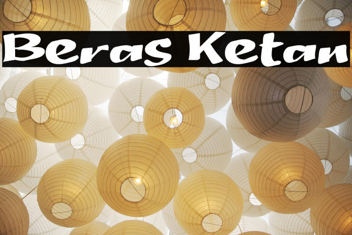 Beras Ketan Example 1