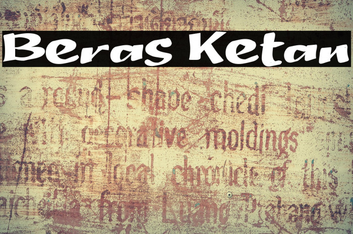 Beras Ketan Example 2