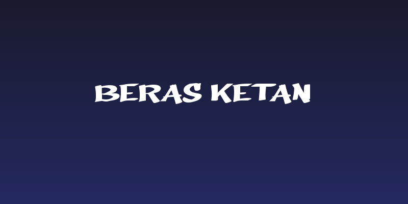 Beras Ketan Social Header
