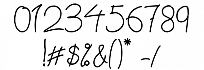 Berather Font OTHER CHARS