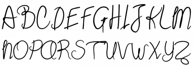 Berather Font UPPERCASE