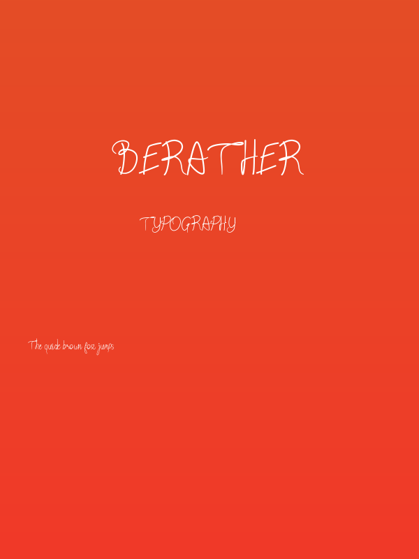 Berather Poster