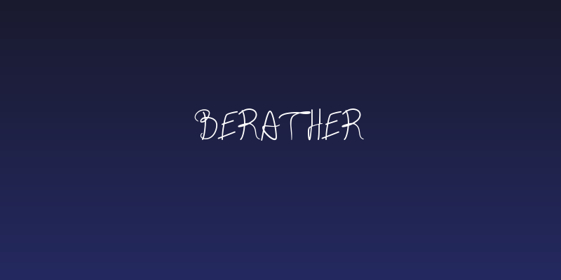 Berather Social Header