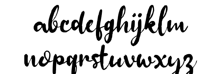 Berbagi Cerita Font LOWERCASE