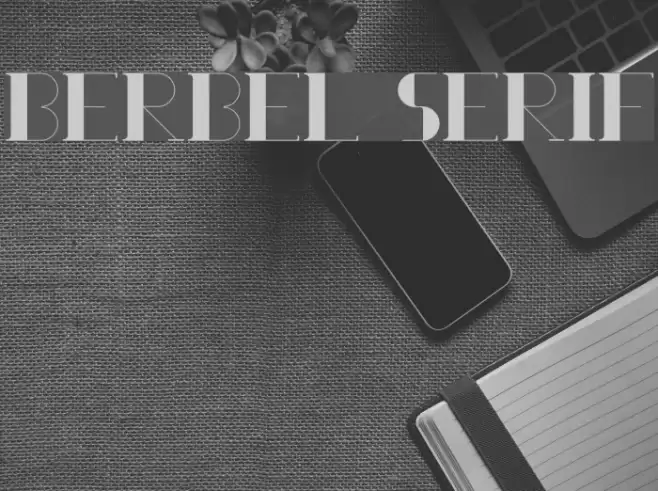 Berbel Serif Font examples