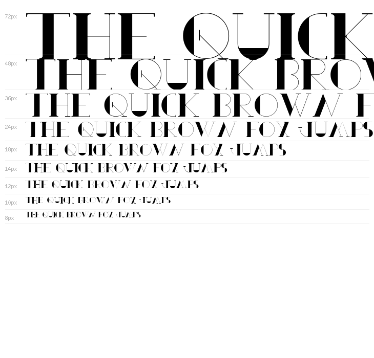 Berbel Serif Waterfall