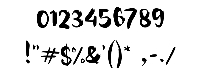 Berbisik Font OTHER CHARS