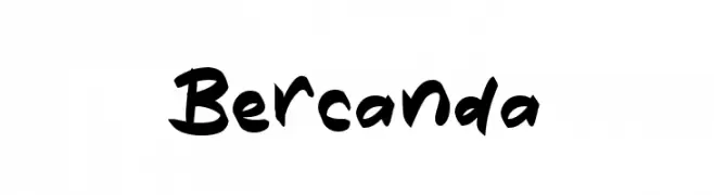 Bercanda  Frei Schriftart Herunterladen