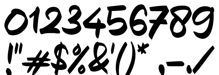 Bercanda Font OTHER CHARS