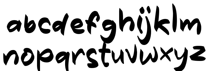 Bercanda Font LOWERCASE