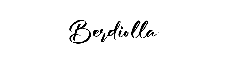 Berdiolla  Descarca Fonturi Gratis