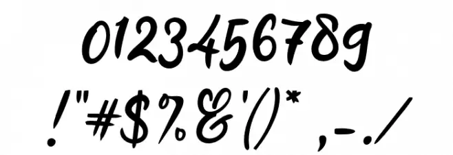 BerduaLestari_ Font OTHER CHARS