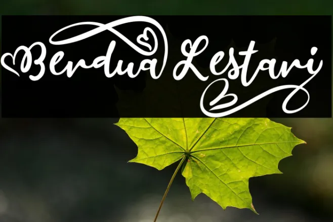 Berdua\Lestari_ Example 1