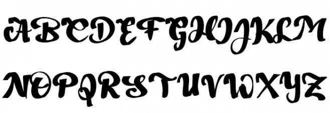 Berduka_Cita Font UPPERCASE