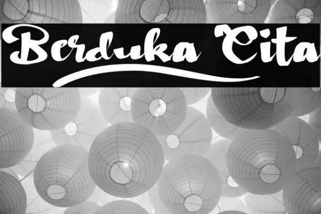 Berduka_Cita Font examples
