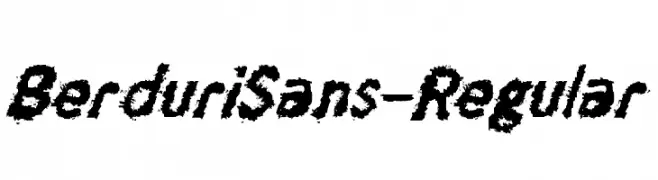 BerduriSans-Regular  Fuentes Gratis Descargar