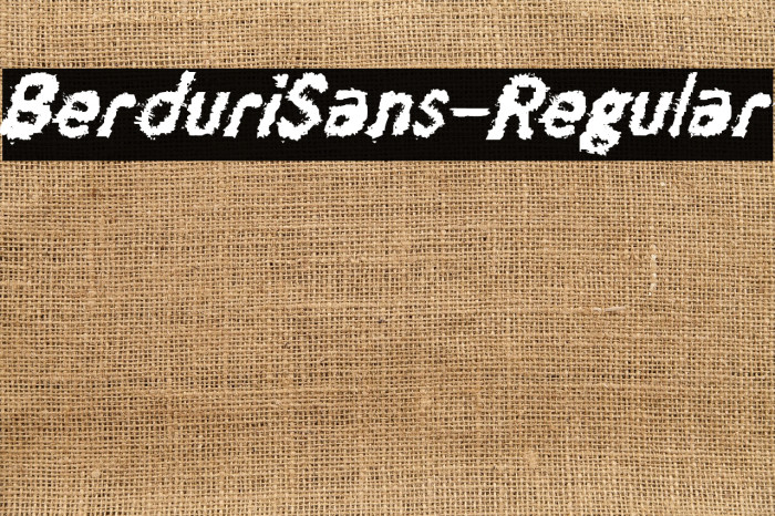 BerduriSans-Regular Example 2