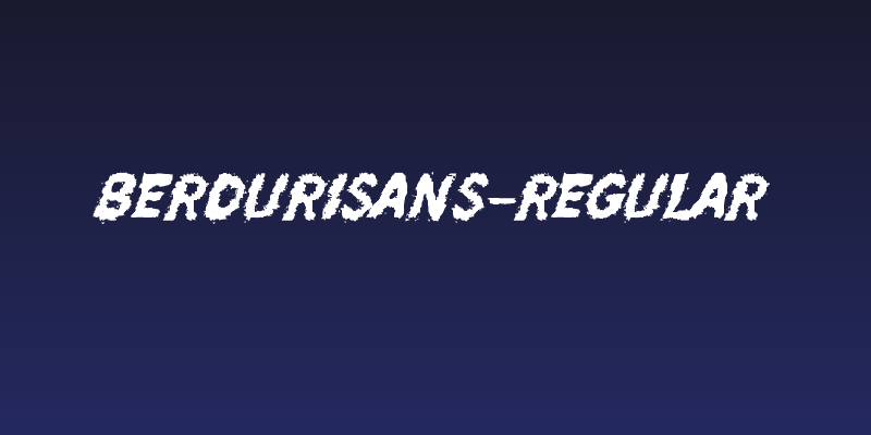 BerduriSans-Regular Social Header