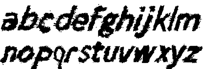 BerduriSans-Regular Font LOWERCASE