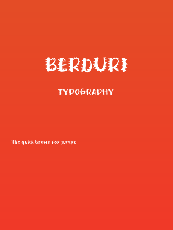 Berduri Poster