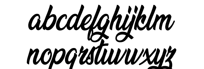Beredith Personal Use Font LOWERCASE