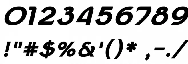 Berenika Bold Oblique Font OTHER CHARS