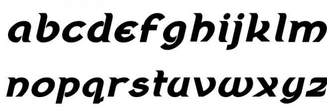Berenika Bold Oblique Font LOWERCASE