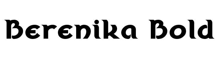 Berenika Bold  フリーフォントのダウンロード
