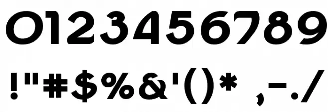 Berenika Bold Font OTHER CHARS