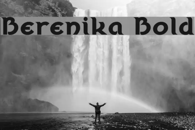Berenika Bold Font examples