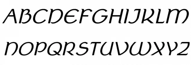 Berenika Oblique Шрифта ВЕРХНИЙ
