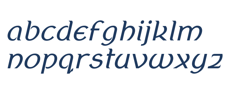 Berenika Oblique Lowercase