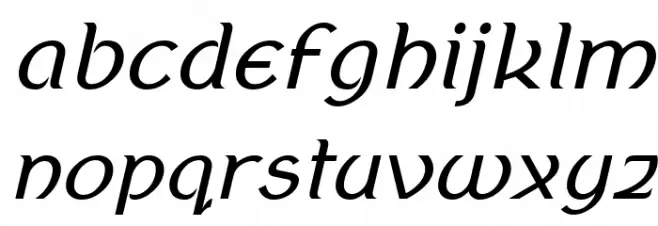 Berenika Oblique Caratteri MINUSCOLO