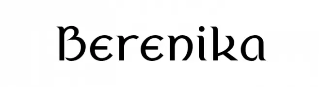 Berenika  Frei Schriftart Herunterladen