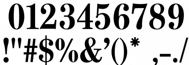 Berenis ADF Pro Bold Font OTHER CHARS