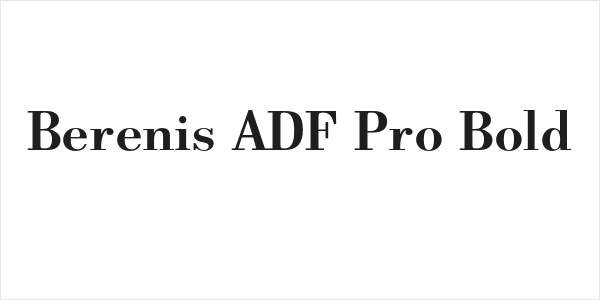 Berenis ADF Pro Bold Logo